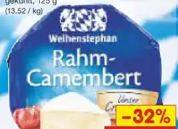 Netto Marken-Discount Weihenstephan Rahm-Camembert Angebot