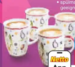 Netto Marken-Discount Ritzenhoff & Breker Kaffeebecher Shanti 4er Set Angebot