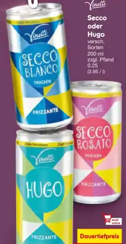 Netto Marken-Discount Vinetti Secco Bianco Frizzante Angebot