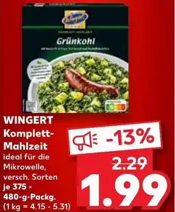 Kaufland WINGERT Komplett Mahlzeit Angebot