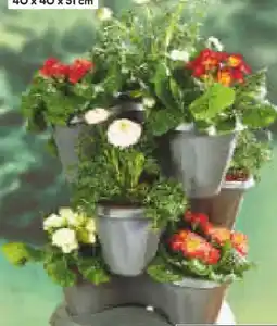 Netto Marken-Discount Living Garden Pflanzenturm mit Rollen Angebot