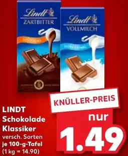 Kaufland LINDT Schokolade Klassiker Angebot