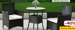 Netto Marken-Discount Juskys Polyrattan Gartenmöbel Balkon Set Bayamo Angebot
