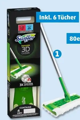 PENNY Swiffer Bodenwischer-Starter-Set 3D Clean Angebot