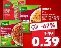 Kaufland KNORR Fix Angebot