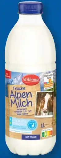Lidl Milbona Frische Alpenmilch Angebot