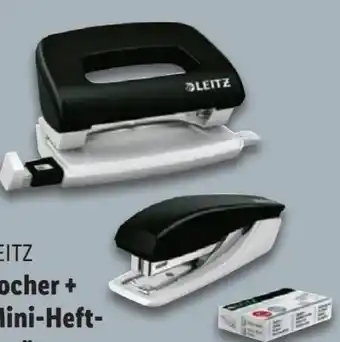 Lidl Leitz Locher + Mini-Heftgerät Angebot