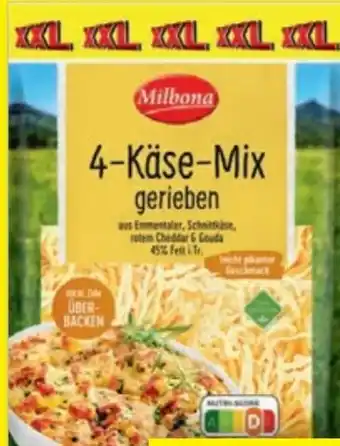 Lidl Milbona 4-Käse-Mix XXL Angebot