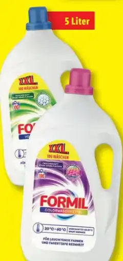 Lidl Formil Colorwaschmittel XXL Angebot