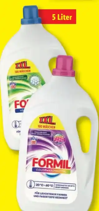 Lidl Formil Colorwaschmittel XXL Angebot