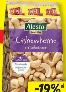 Lidl Alesto Selection Cashewkerne XXL Angebot