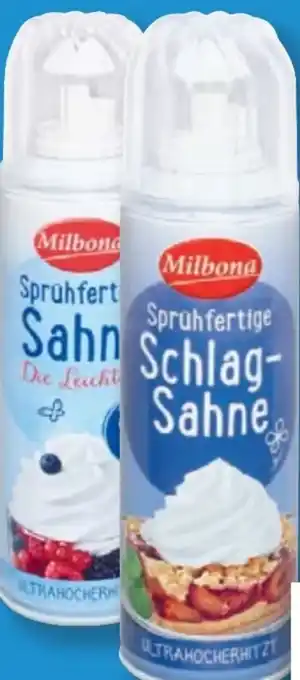 Lidl Milbona Sprühfertige Sahne Angebot