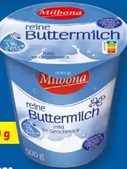 Lidl Milbona Reine Buttermilch Angebot