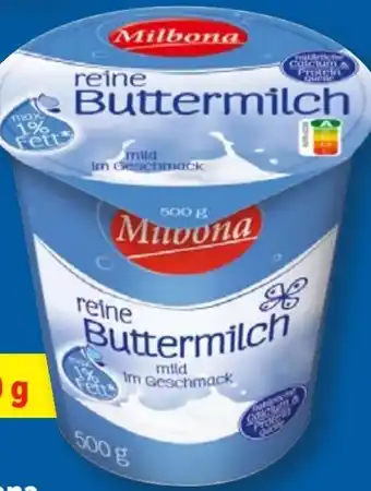 Lidl Milbona Reine Buttermilch Angebot