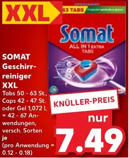 Kaufland SOMAT Geschirrreiniger XXL Angebot