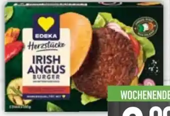 E-Center Edeka Herzstücke Irish Angus Burger Angebot