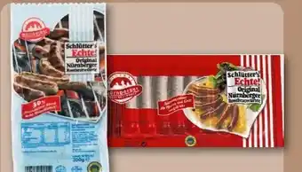 REWE Center Schlütters Nürnberger Rostbratwürste Angebot