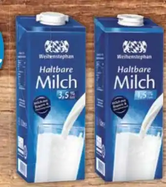 E-Center Weihenstephan Haltbare Milch Angebot