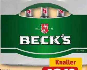 REWE Center Beck's Pilsener Angebot