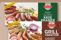 REWE Center Berger Bio Mini Alpen Käsekrainer Angebot