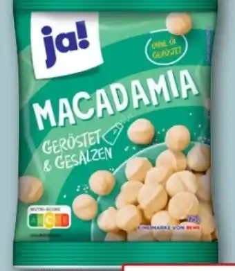 REWE Center ja! Macadamia Angebot