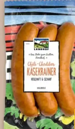 REWE Center Landhof Chili-Cheddar Käsekrainer Angebot