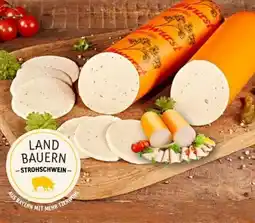 REWE Center Metzgerei Landbauern Schiller Strohschwein Gelbwurst Angebot