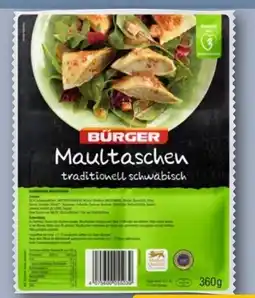 REWE Center Bürger Schwäbische traditionell Maultaschen Angebot