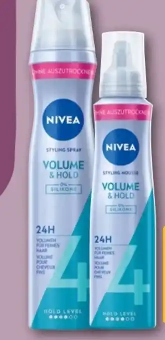 REWE Center Nivea Volumen Kraft & Pflege Schaumfestiger Angebot