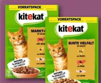 REWE Center Kitekat Bunte Vielfalt in Sauce 24er-Multipack Angebot
