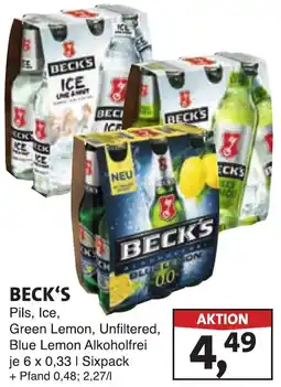 Lösch Depot BECK'S Pils, Ice Angebot