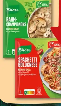 REWE Knorr Fix Rahm-Champignons Angebot