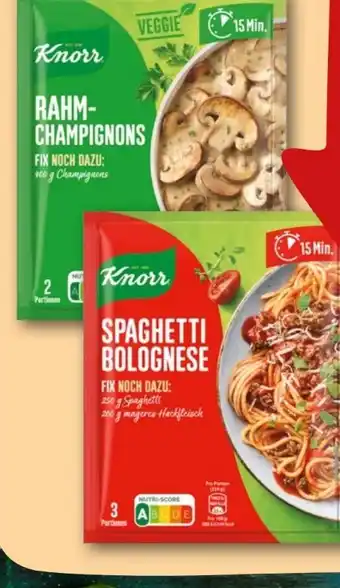 REWE Knorr Fix Rahm-Champignons Angebot