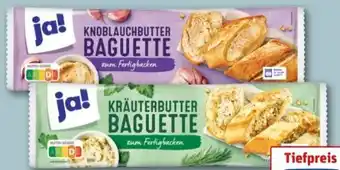 REWE ja! Kräuterbutterbaguette Angebot