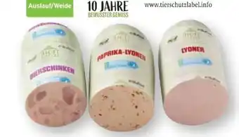 Scheck-in-Center Hofglück Frischwurst-Aufschnitt Angebot