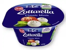 Scheck-in-Center Zott Zottarella Minis Classic Angebot