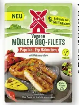 Scheck-in-Center Rügenwalder Mühle Vegane Mühlen BBQ-Filets Paprika-Typ Hähnchen Angebot