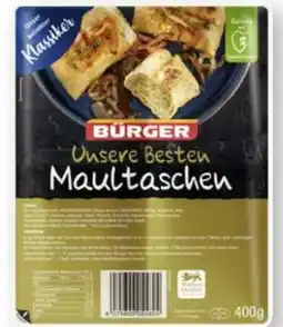 Scheck-in-Center Bürger Unsere Besten Maultaschen Angebot