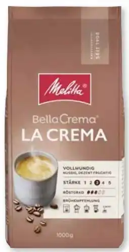 Scheck-in-Center Melitta BellaCrema La Crema Angebot