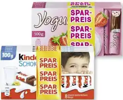 Scheck-in-Center Ferrero Kinder Schokolade Angebot