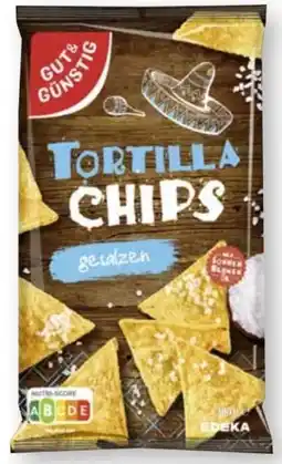 Scheck-in-Center Gut & Günstig Tortilla Chips Gesalzen Angebot