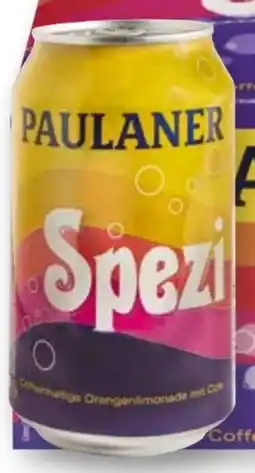 Scheck-in-Center Paulaner Spezi Orangenlimonade Angebot