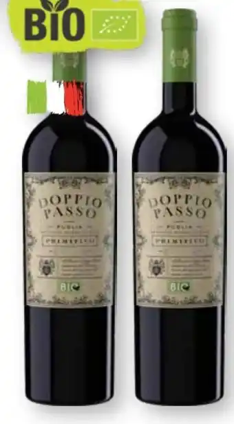 Scheck-in-Center Doppio Passo Bio Puglia Primitivo Angebot