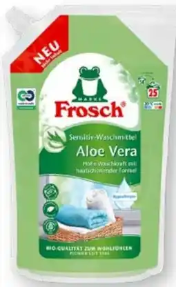 Scheck-in-Center Frosch Aloe Vera Sensitiv-Waschmittel Angebot