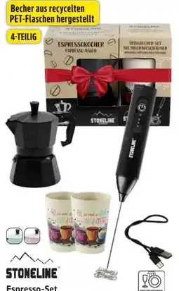 Edeka Stoneline Espresso-Set Angebot