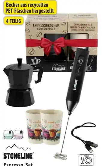 Edeka Stoneline Espresso-Set Angebot