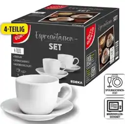 Edeka Gut & Günstig Espressotassen-Set Angebot