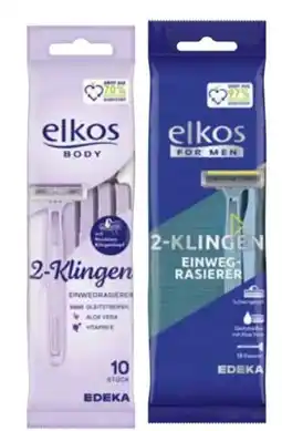 Edeka Elkos Body Einwegrasierer 2-Klingen Angebot