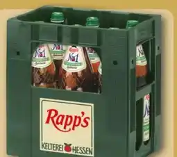 REWE Center Rapp's Kelterei NO.1 Speyerling Apfelwein Angebot