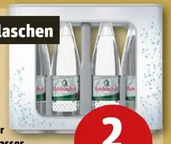 REWE Center Rosbacher Mineralwasser Angebot